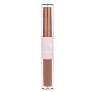 The Beauty Crop Liquid Eyeshadow Duo Cinnamon & Fudge 2 x 0.007 oz Long Wear